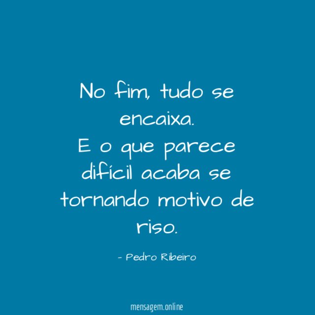 No fim