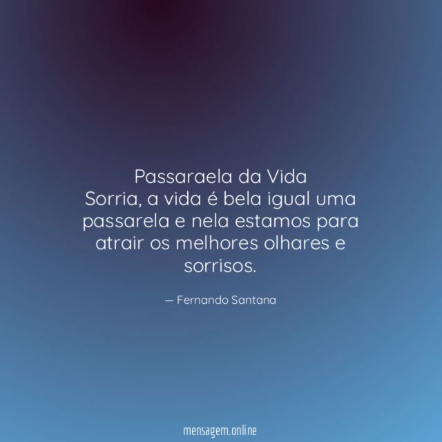 Passaraela da Vida
