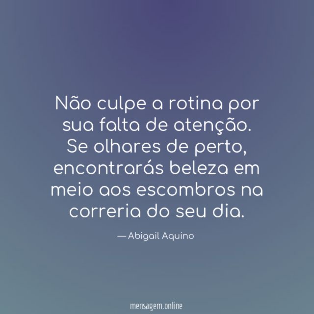 Não culpe a rotina por sua falta de atenção