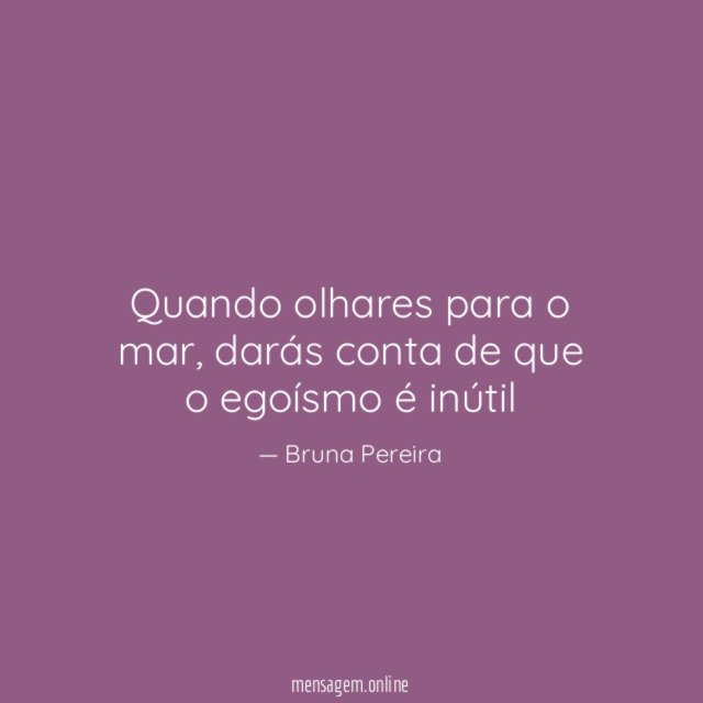 Quando olhares para o mar