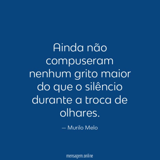 Ainda não compuseram nenhum grito maior do que