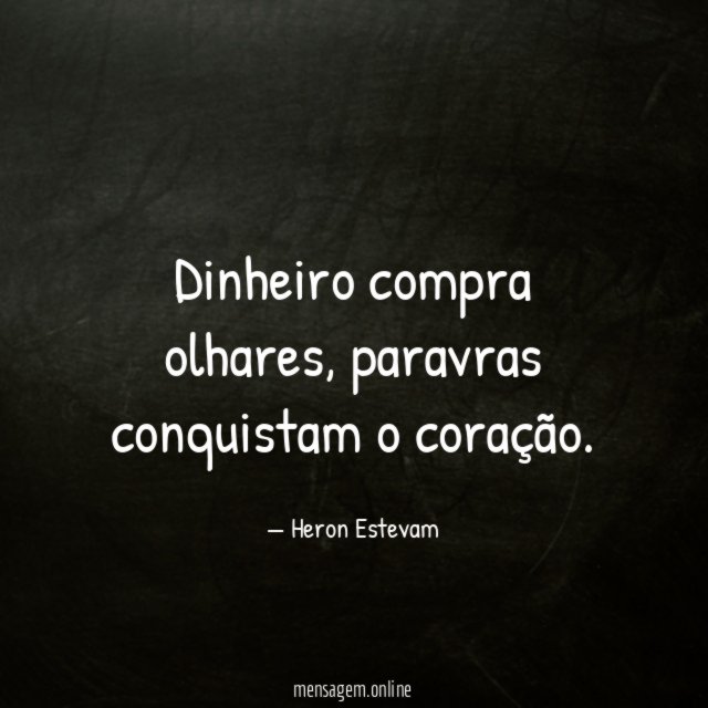 Dinheiro compra olhares