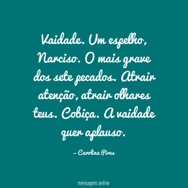 Vaidade.