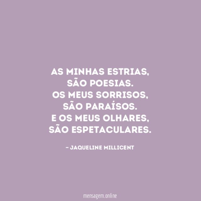 As Minhas estrias