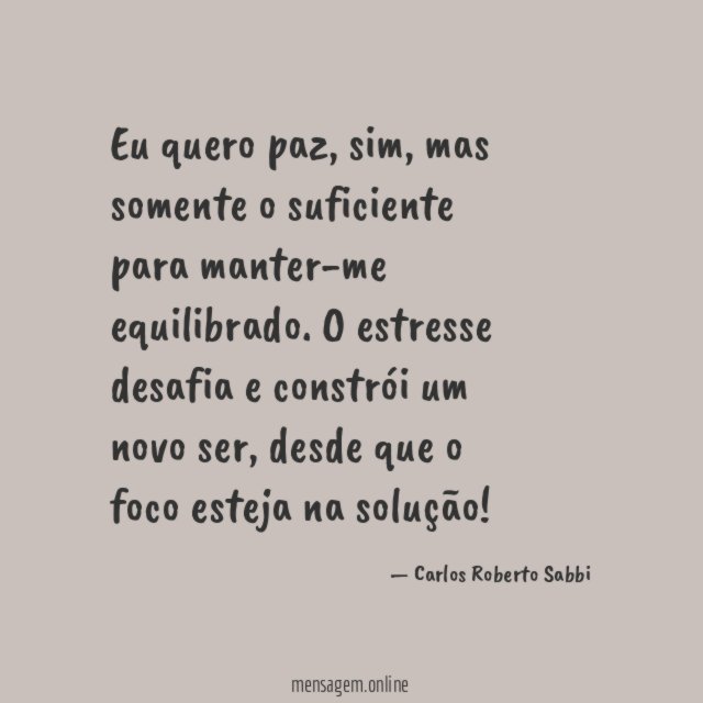 Eu quero paz