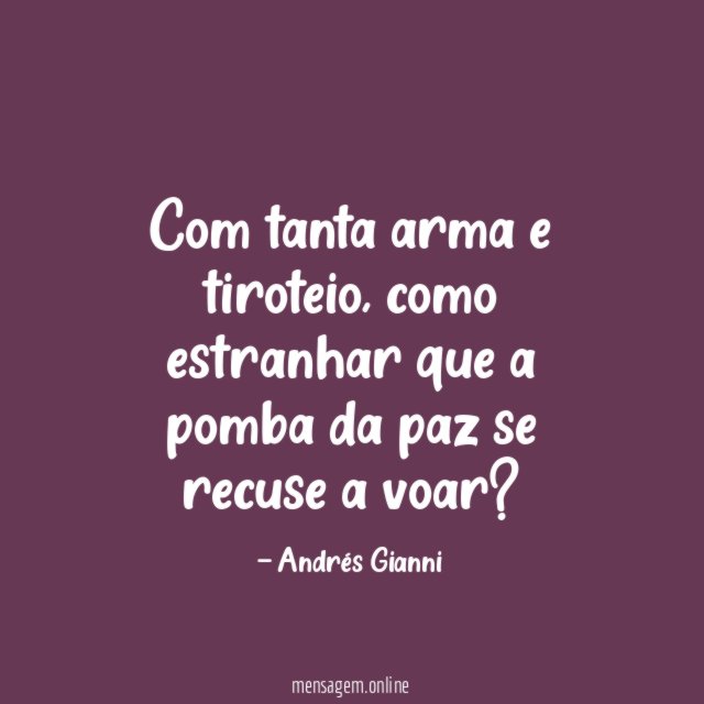 Com tanta arma e tiroteio