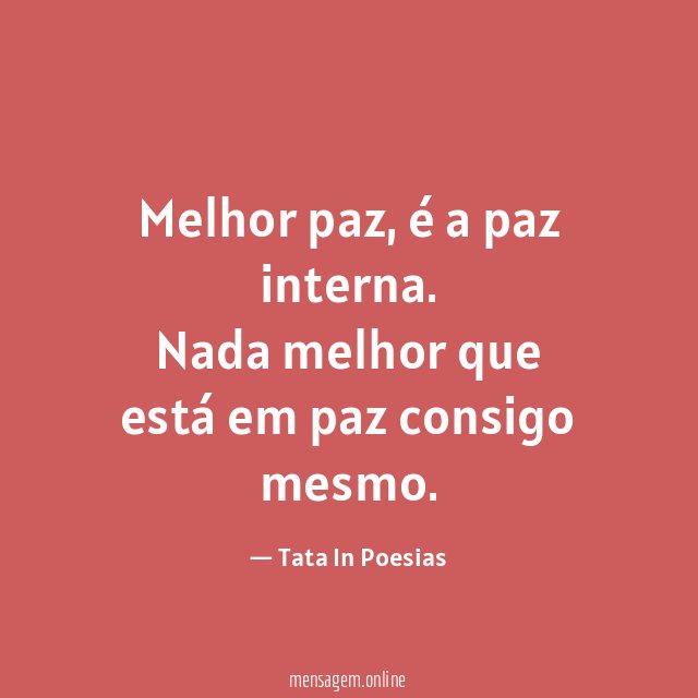 Melhor paz