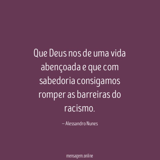 Que Deus nos de uma vida abençoada