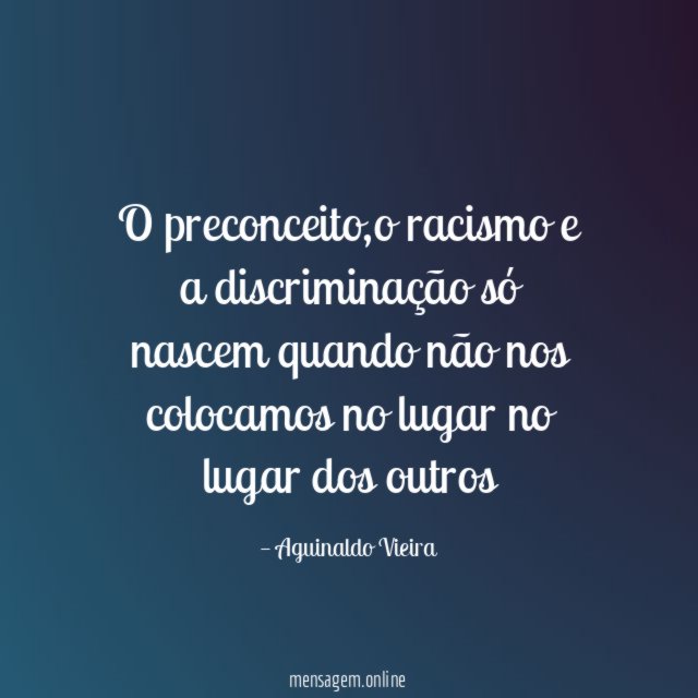O preconceito