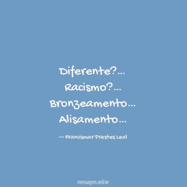 Diferente?…