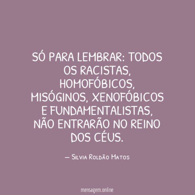 Só para lembrar