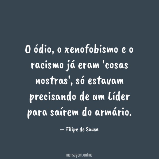 O ódio