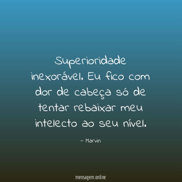 Superioridade inexorável