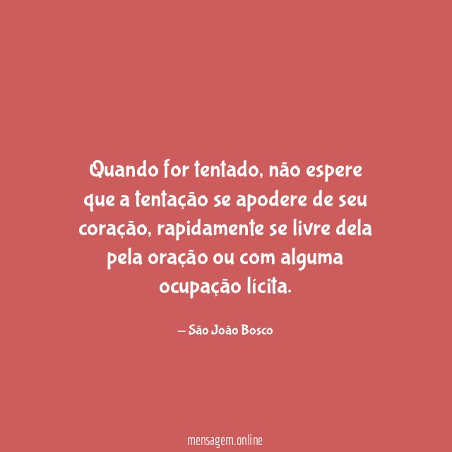 Quando for tentado