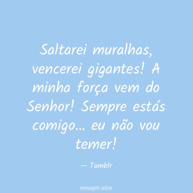 Saltarei muralhas