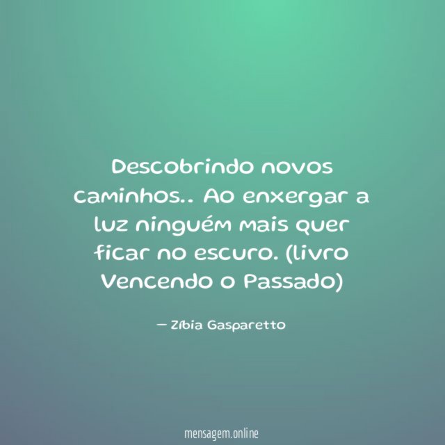 Descobrindo novos caminhos