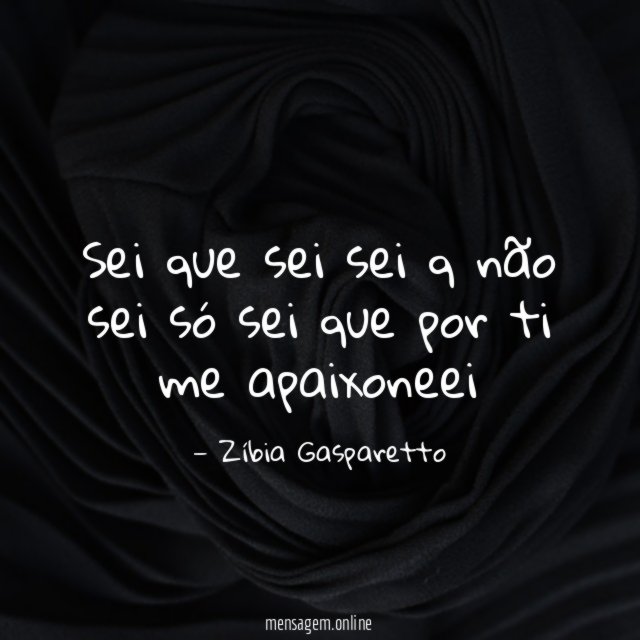 Sei que sei sei q não sei só