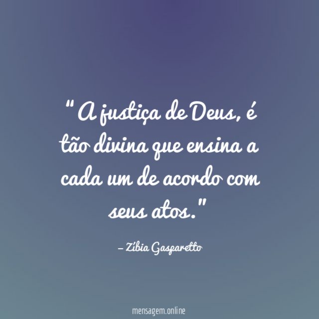 A justiça de Deus