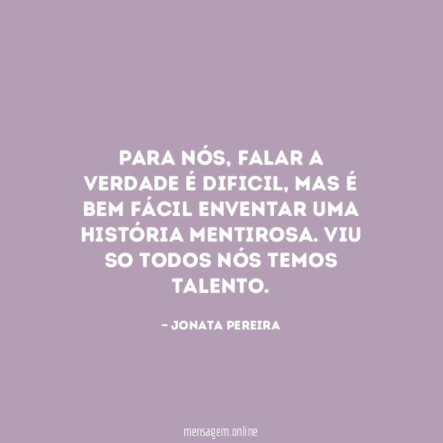 Para nós