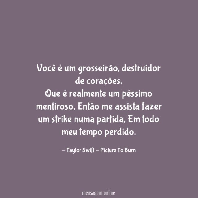 Você é um grosseirão