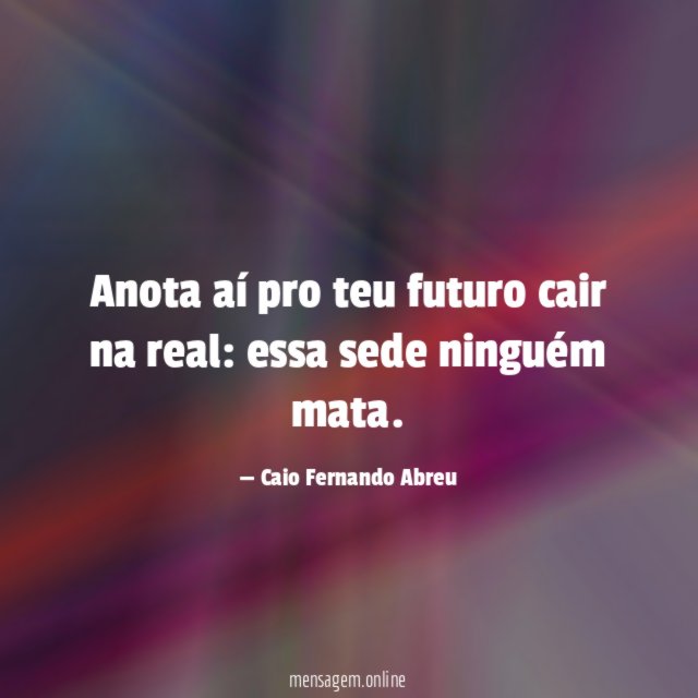 Anota aí pro teu futuro cair na real