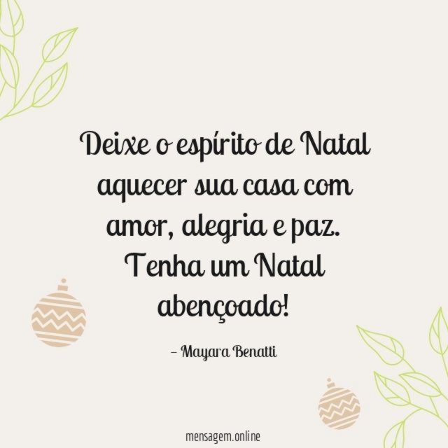 Deixe o espírito de Natal aquecer sua casa com amor