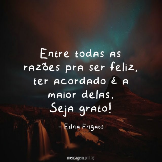 Entre todas as razões pra ser feliz