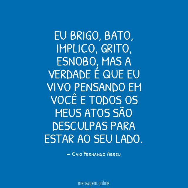 Eu brigo