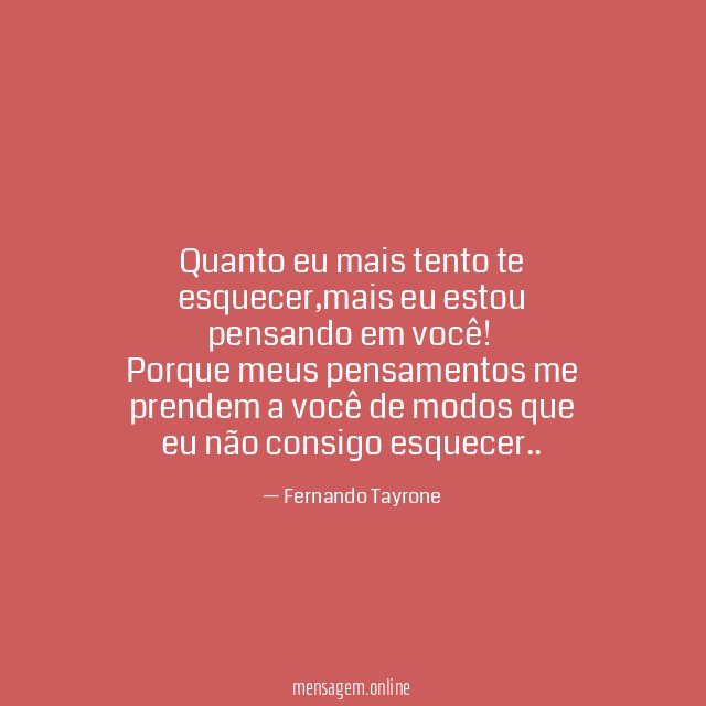 Quanto eu mais tento te esquecer