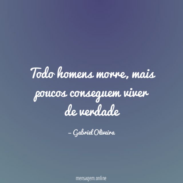 Todo homens morre