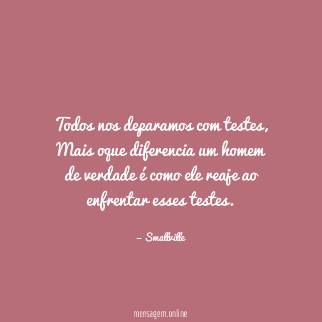 Todos nos deparamos com testes