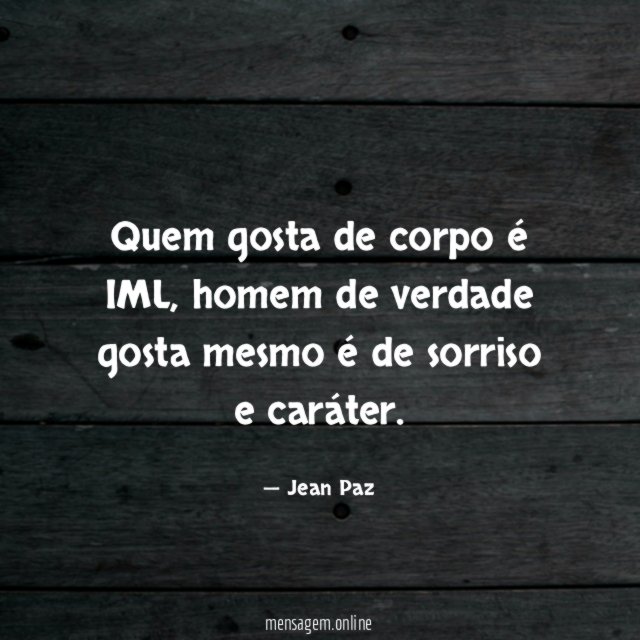 Quem gosta de corpo é IML