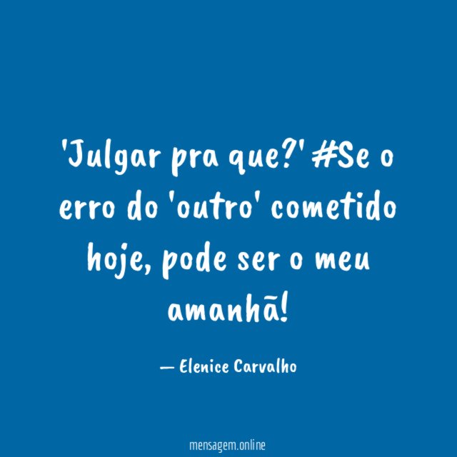 Julgar pra que