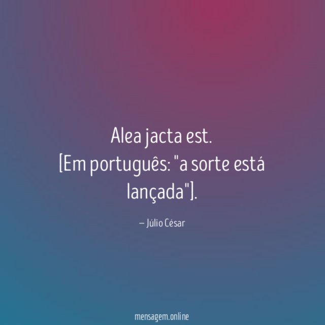 Alea jacta est