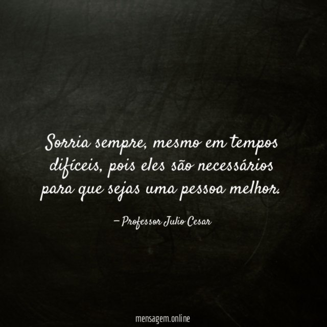 Sorria sempre