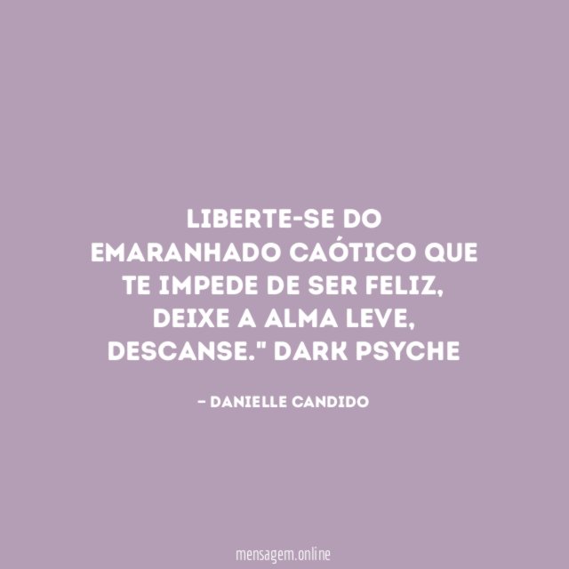 Liberte-se do emaranhado caótico que te impede de ser feliz