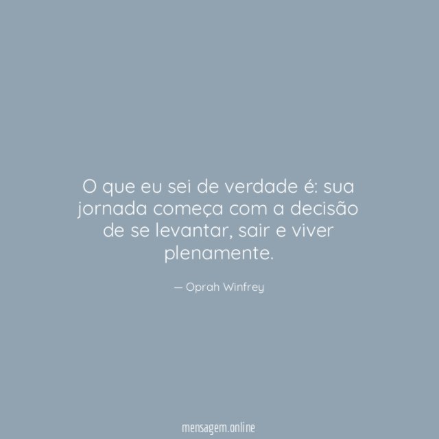 O que eu sei de verdade é
