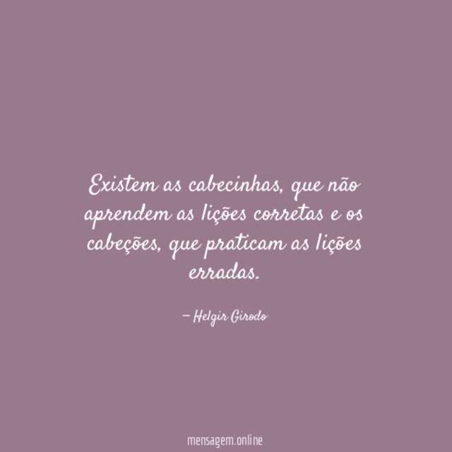 Existem as cabecinhas
