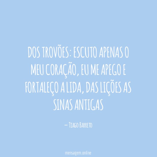 Dos trovões