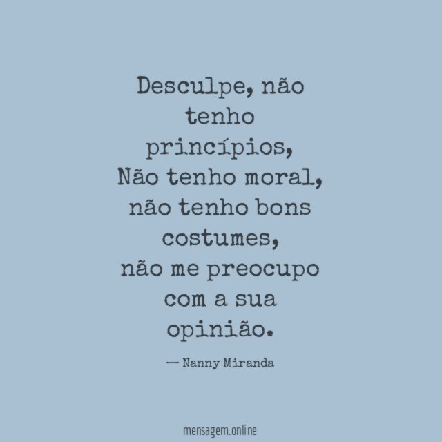 Desculpe