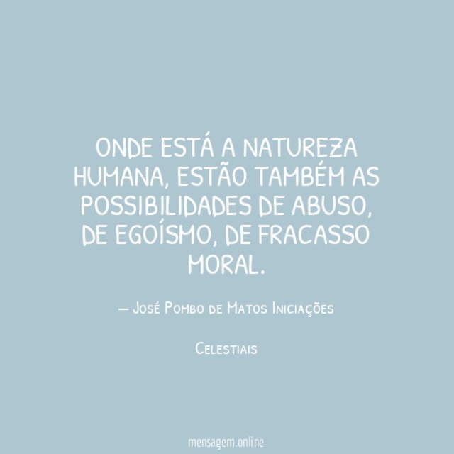 Onde está a natureza humana