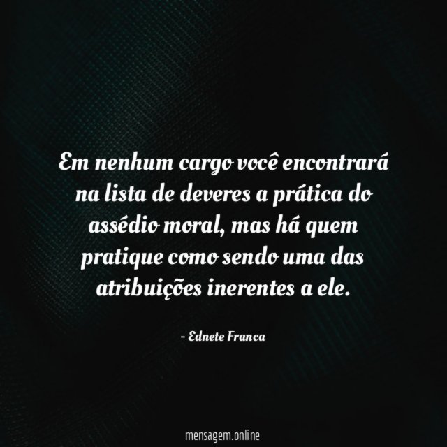 Em nenhum cargo você encontrará na lista de