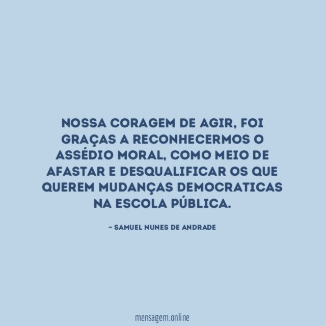 Nossa coragem de agir