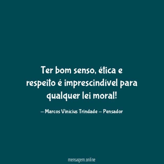 Ter bom senso