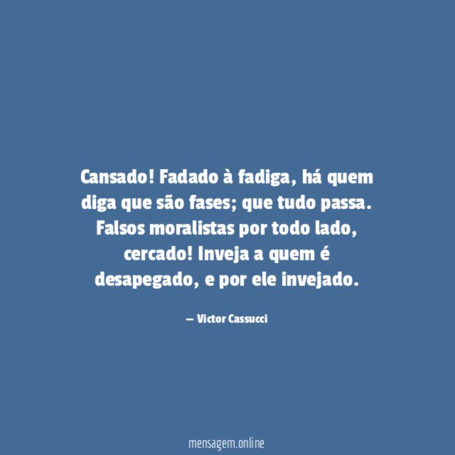 Cansado