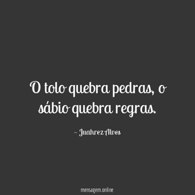 O tolo quebra pedras