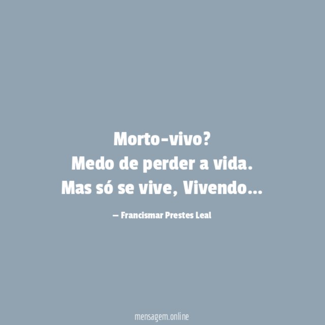 Morto-vivo?