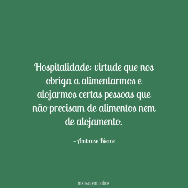 Hospitalidade