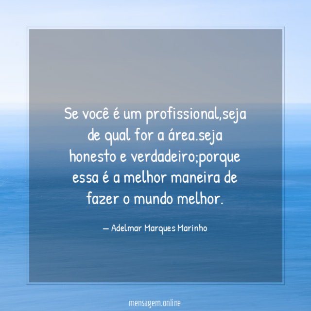 Se você é um profissional