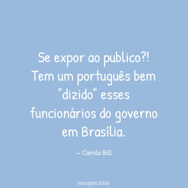 Se expor ao publico